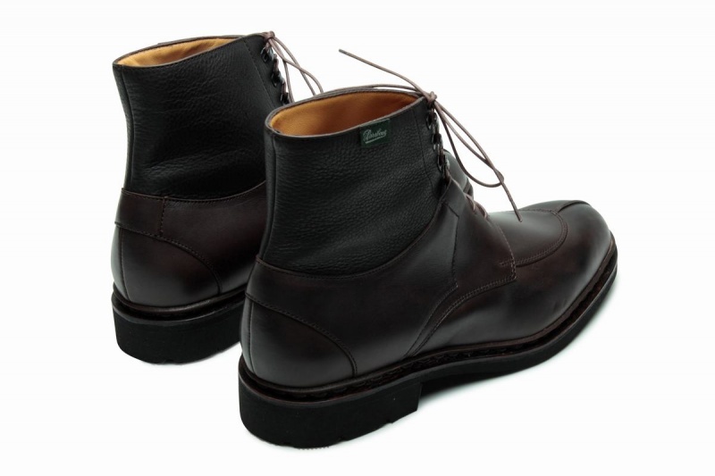 Botins Paraboot Beaumont Pretas Marrom | VIC4276HX