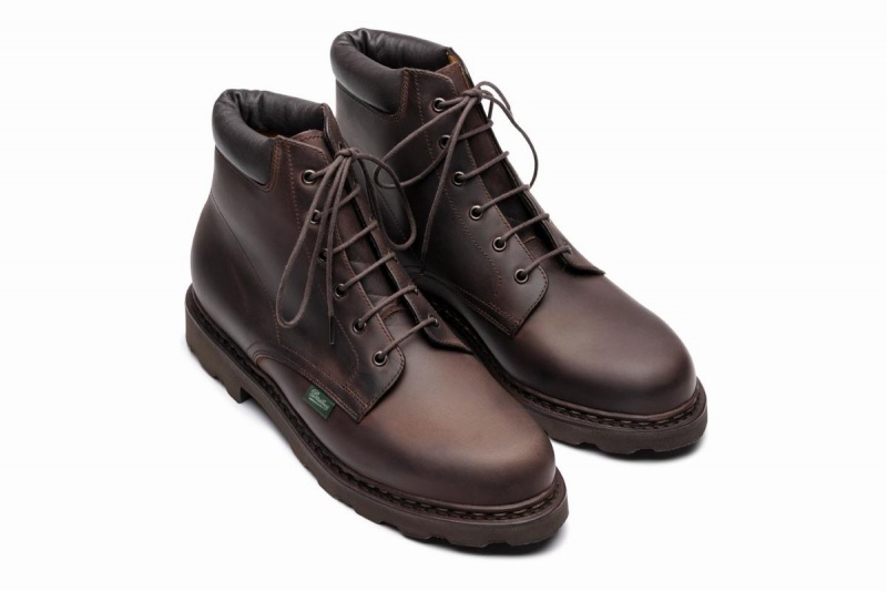 Botins Paraboot Bergerac Marrom Escuro | GYY959UB