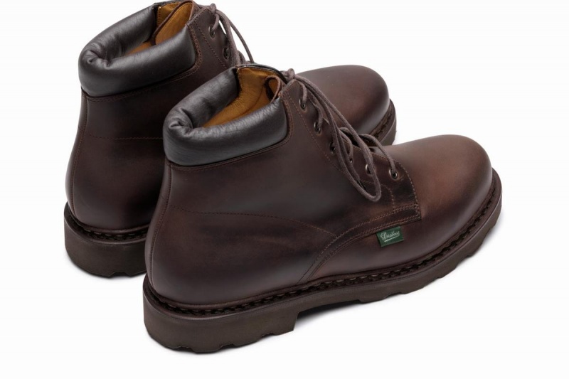 Botins Paraboot Bergerac Marrom Escuro | GYY959UB