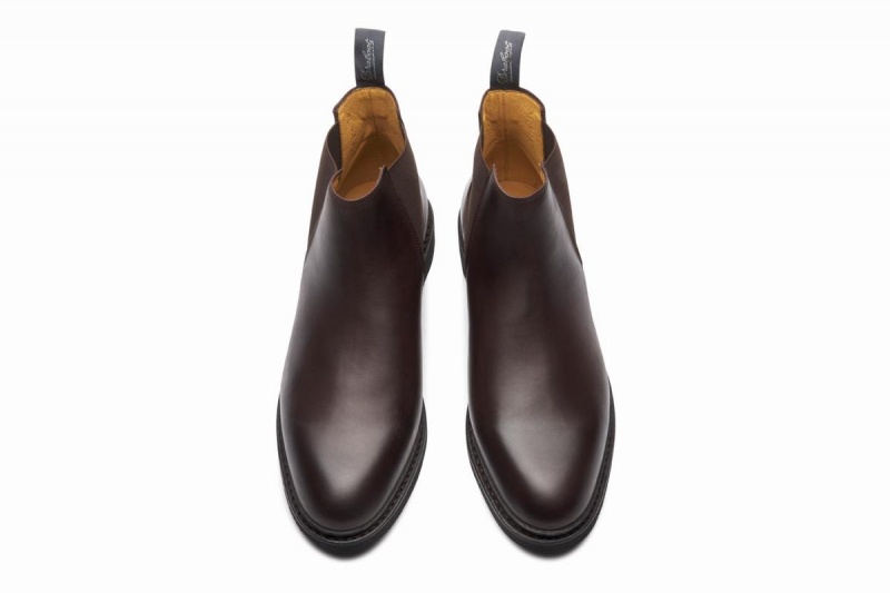 Botins Paraboot Chamfort Marrom Escuro | DZF768EQ