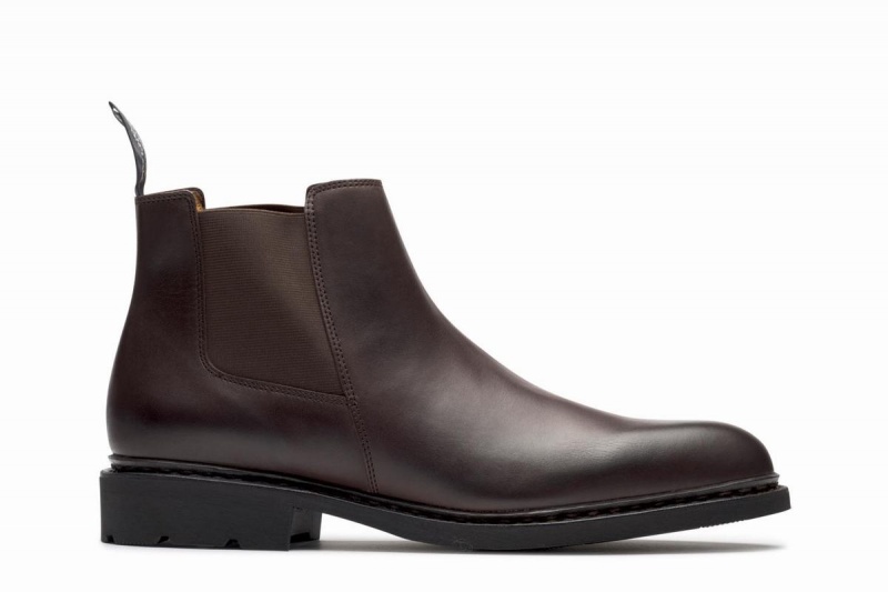 Botins Paraboot Chamfort Marrom Escuro | DZF768EQ