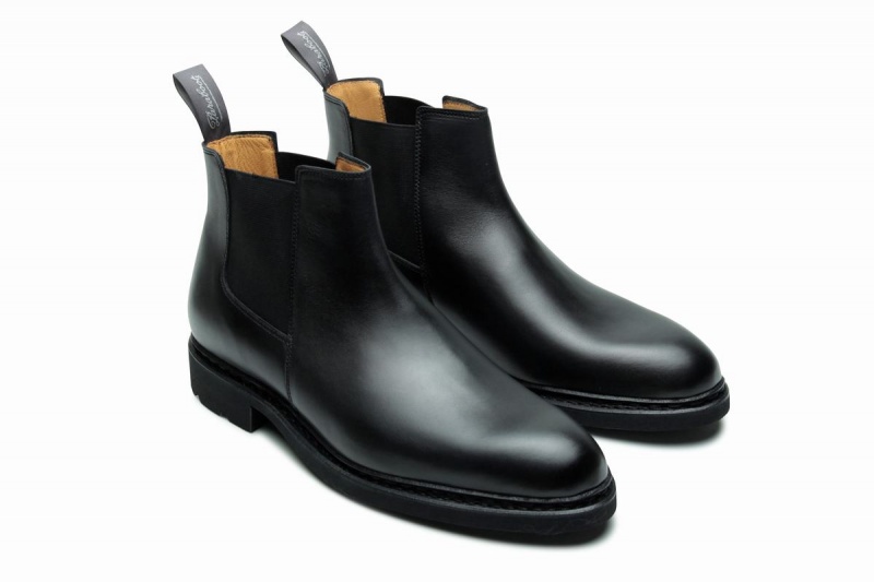 Botins Paraboot Chamfort Pretas | KAQ10076OC