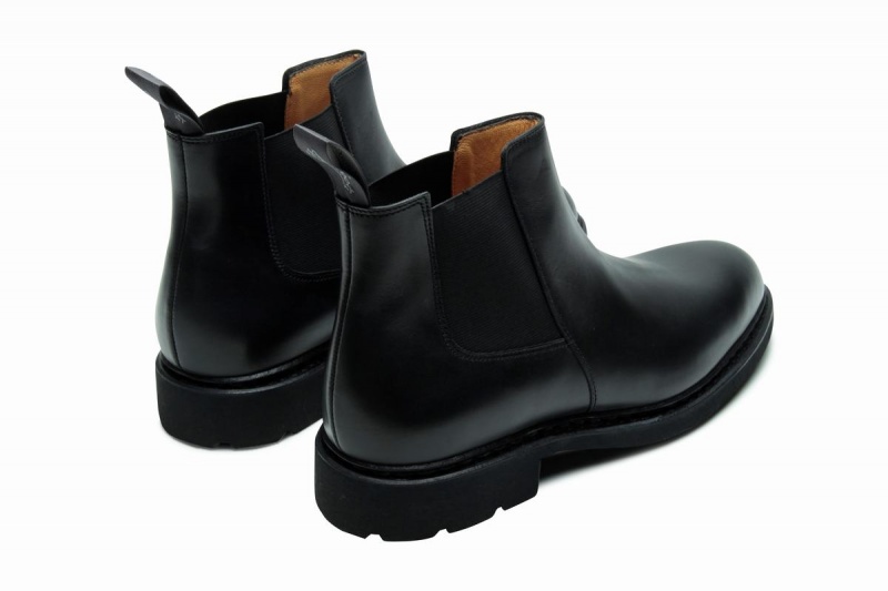 Botins Paraboot Chamfort Pretas | KAQ10076OC