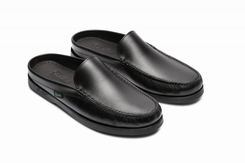 Mocassins Paraboot Bahamas Pretas | IBQ1176MJ