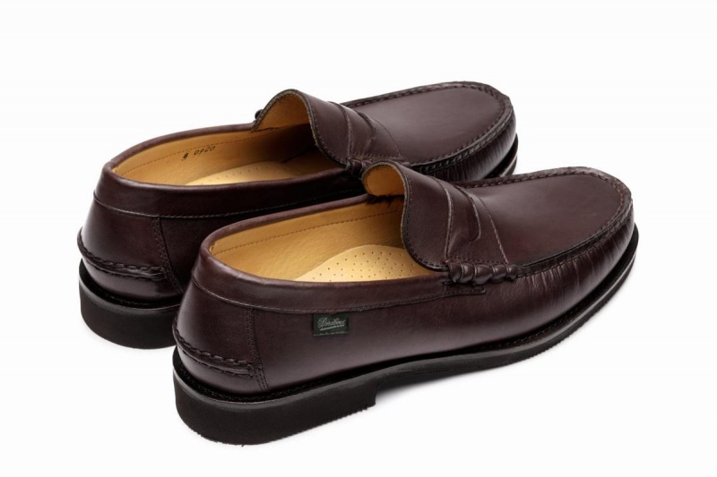 Mocassins Paraboot Brighton Marrom Escuro | EWD4748PA