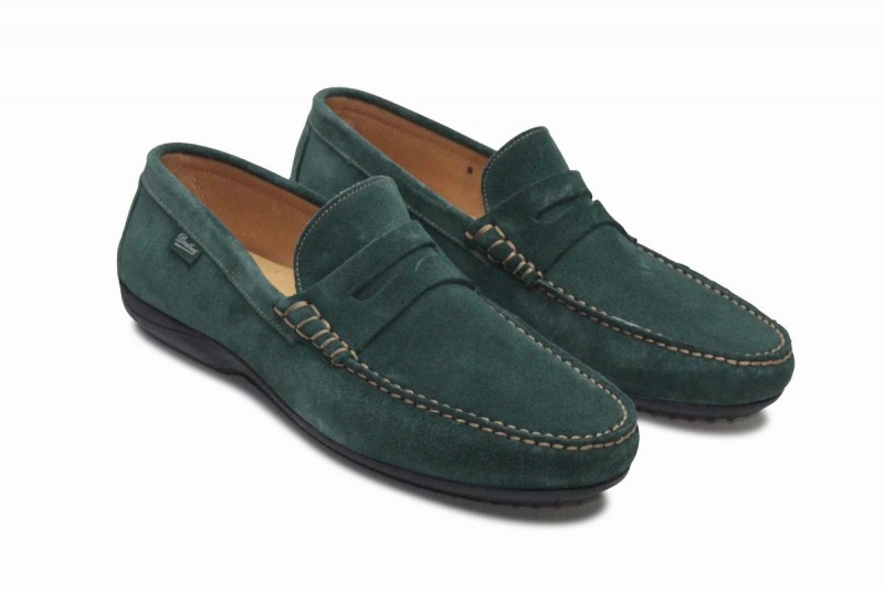 Mocassins Paraboot Cabrio Verdes | TQL31100KO