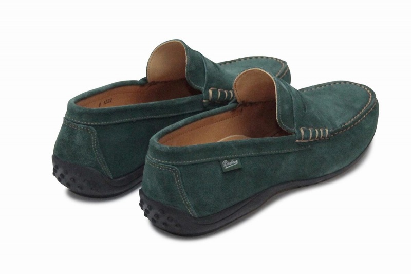 Mocassins Paraboot Cabrio Verdes | TQL31100KO