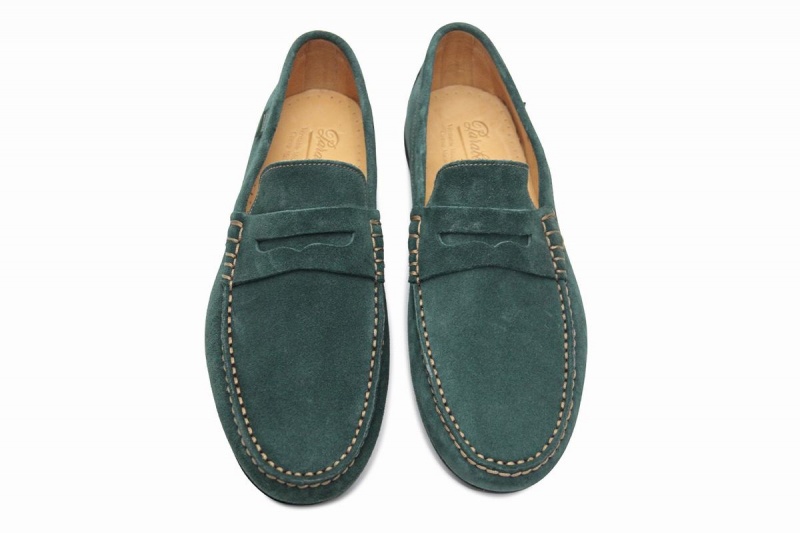 Mocassins Paraboot Cabrio Verdes | TQL31100KO