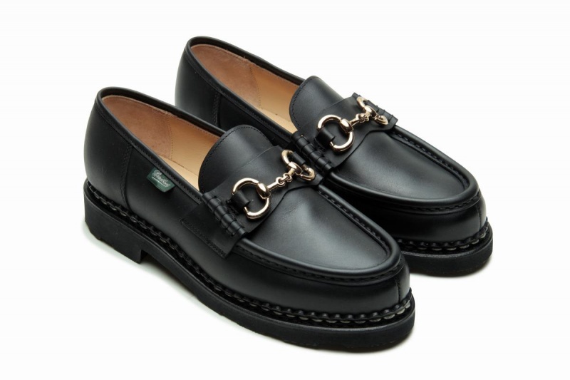 Mocassins Paraboot Orsay Mors Pretas | VOZ5291SJ