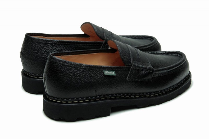 Mocassins Paraboot Reims Pretas | EAM461KN