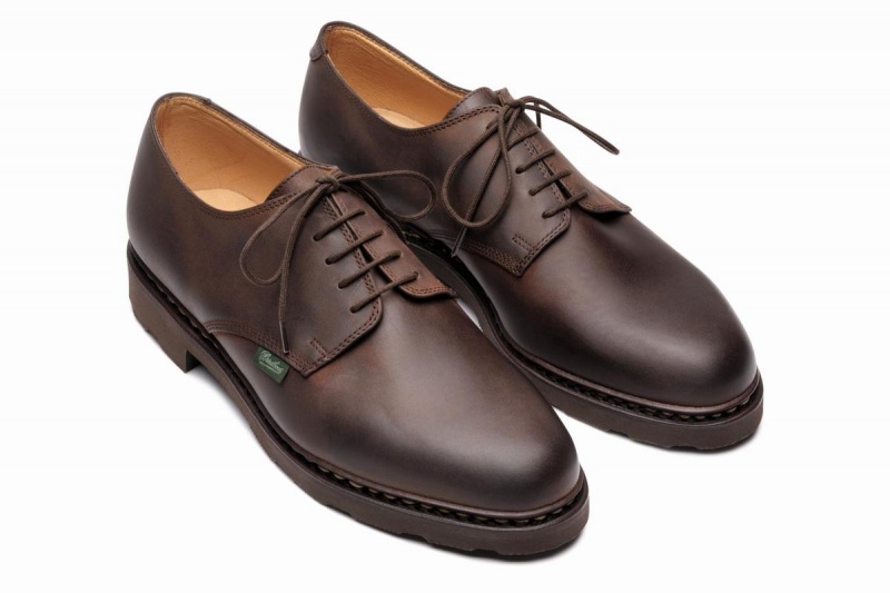 Sapatos Derby Paraboot Arles Marrom Escuro | AIB6216KA