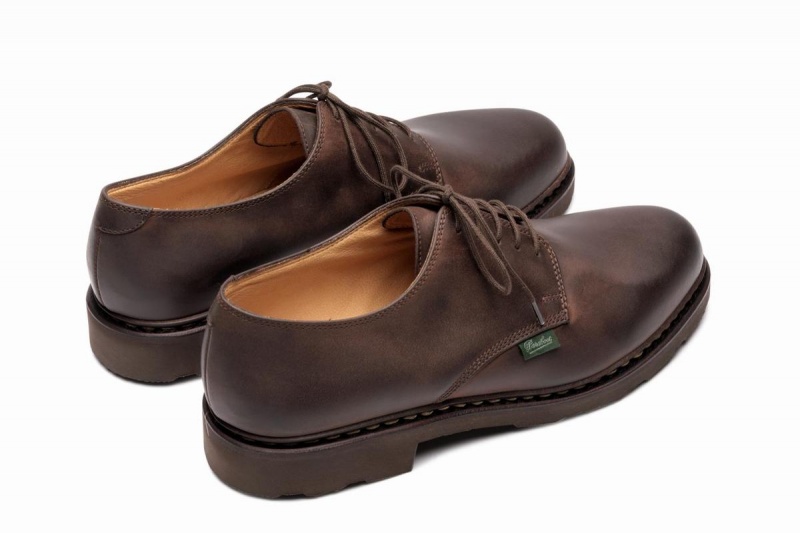 Sapatos Derby Paraboot Arles Marrom Escuro | AIB6216KA