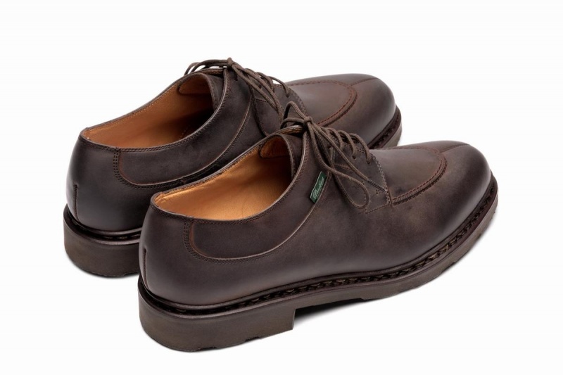 Sapatos Derby Paraboot Avignon Marrom Escuro | ZUH2913OV