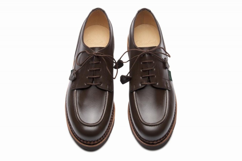 Sapatos Derby Paraboot Chamade Marrom Escuro | FQC4985BD