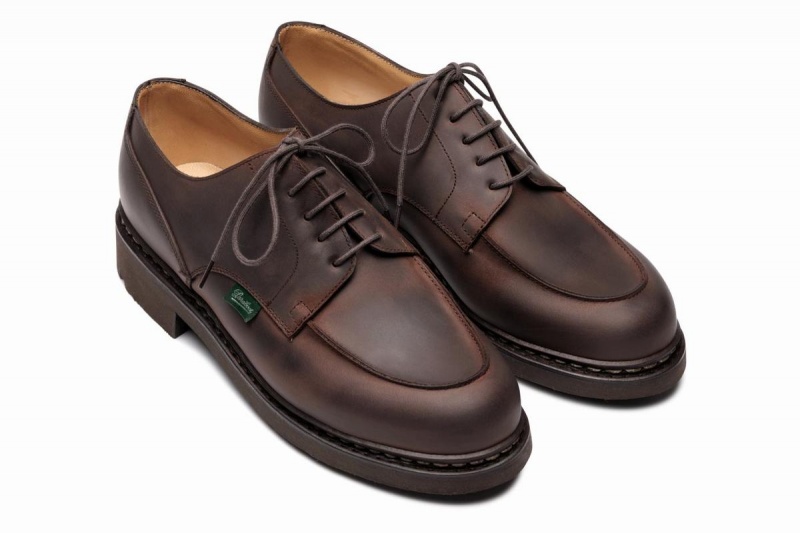 Sapatos Derby Paraboot Chambord Marrom Escuro | QXF3888VO