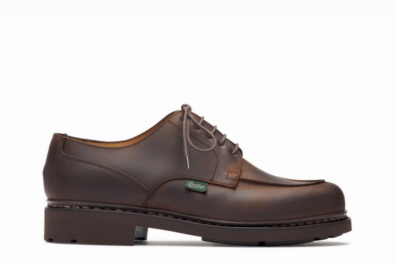 Sapatos Derby Paraboot Chambord Marrom Escuro | QXF3888VO