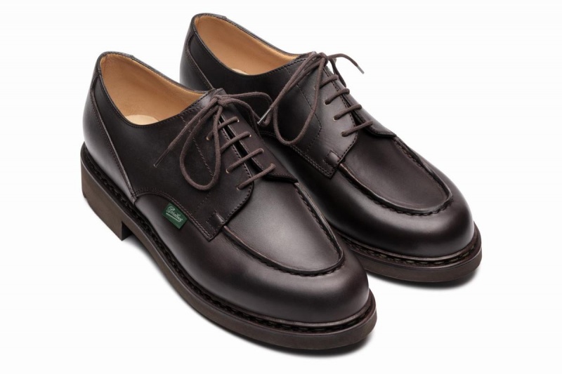 Sapatos Derby Paraboot Chambord Marrom Escuro | TYN468HB