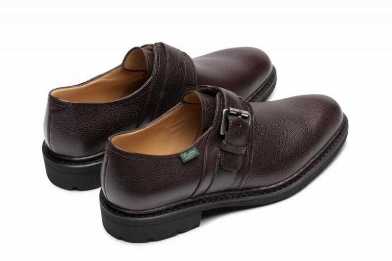 Sapatos Derby Paraboot Loty Marrom Escuro | OKY504SD