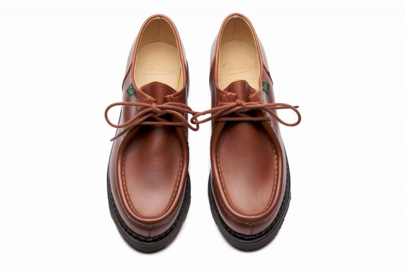 Sapatos Derby Paraboot Michael F Marrom | SGZ3458GY