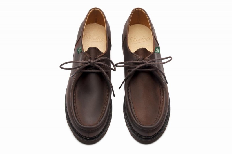 Sapatos Derby Paraboot Michael Marrom Escuro | MIA6377EL