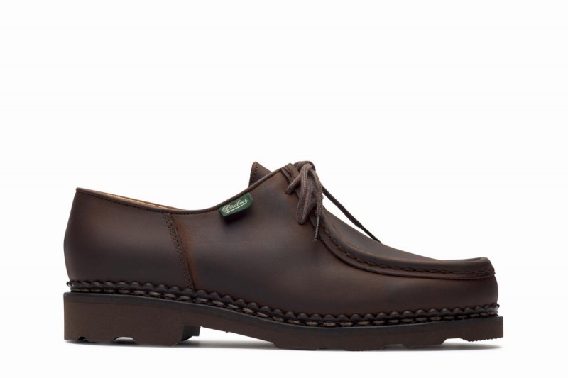 Sapatos Derby Paraboot Michael Marrom Escuro | MIA6377EL