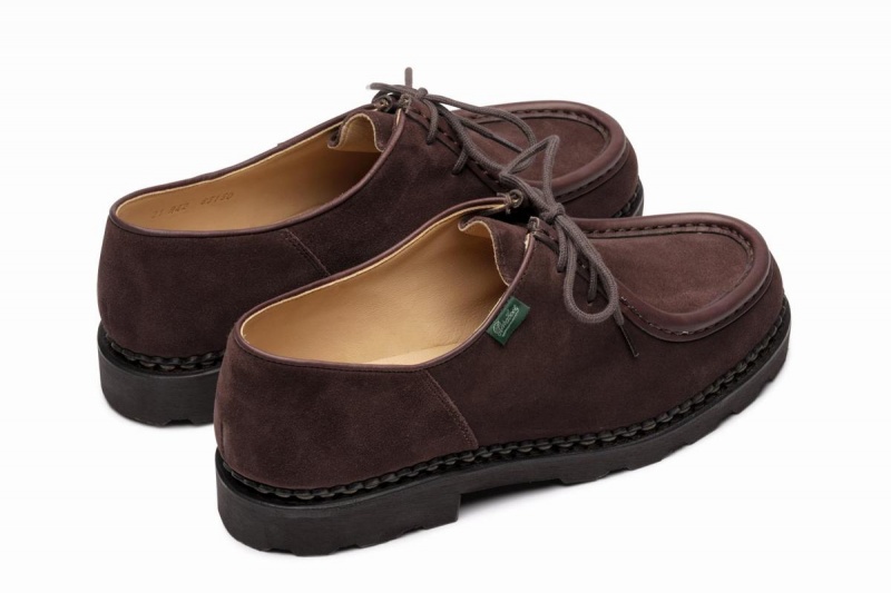 Sapatos Derby Paraboot Michael Marrom Escuro | ETT7375YA