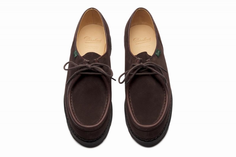 Sapatos Derby Paraboot Michael Marrom Escuro | ETT7375YA