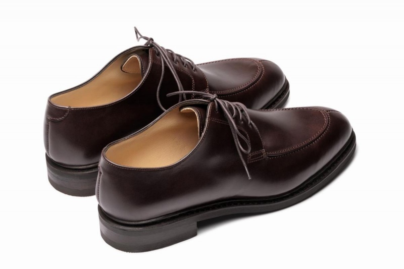 Sapatos Derby Paraboot Rousseau Marrom Pretas | TLH7041WA