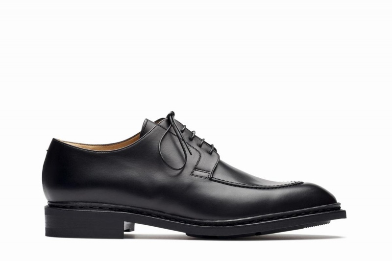 Sapatos Derby Paraboot Rousseau Pretas | QWJ7672FE