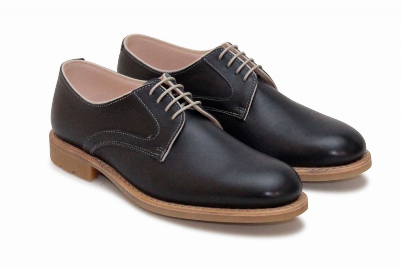 Sapatos Derby Paraboot Saphir Gy Azuis Pretas | KUC1837GZ