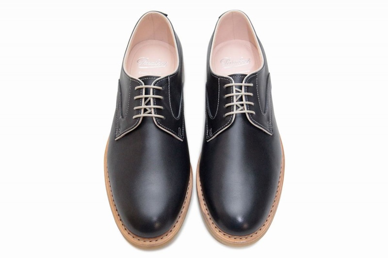 Sapatos Derby Paraboot Saphir Gy Azuis Pretas | KUC1837GZ