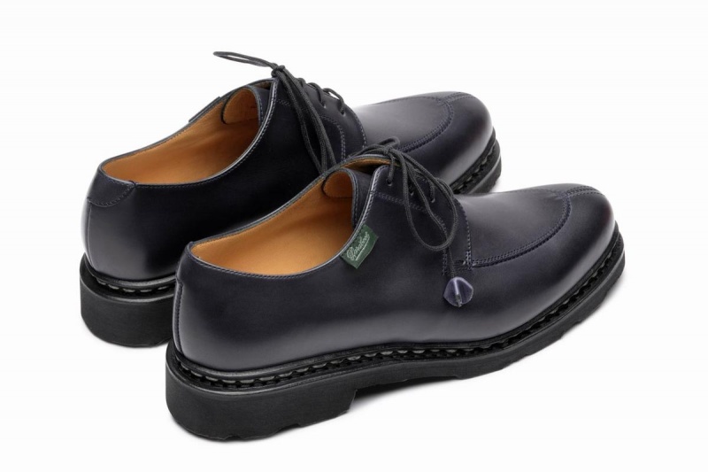 Sapatos Derby Paraboot Veley Azuis Pretas | VDH1690TT