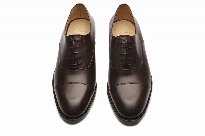 Sapatos Oxford Paraboot Montaigne Gy Marrom Escuro | QPF4156ST