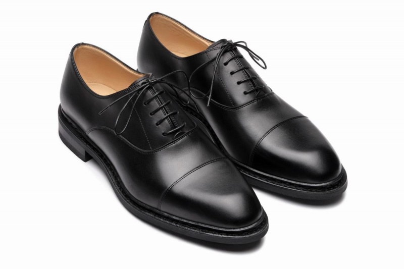 Sapatos Oxford Paraboot Montaigne Pretas | FLL1546PL