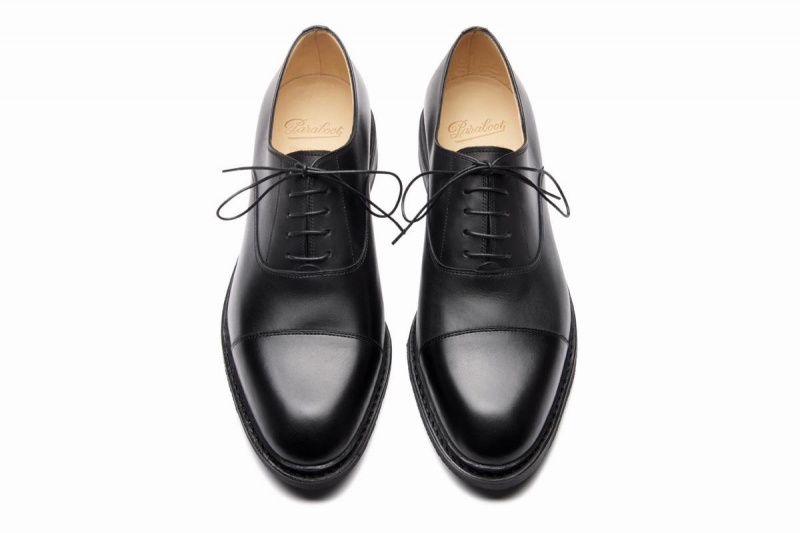 Sapatos Oxford Paraboot Montaigne Pretas | FLL1546PL