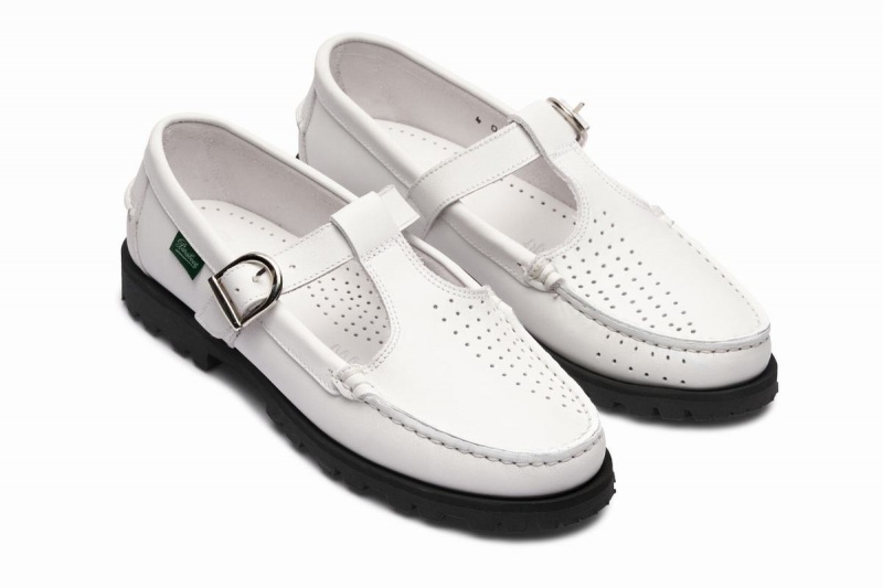 Sapatos de Vela Paraboot Babord F Branco | MQM4837GU