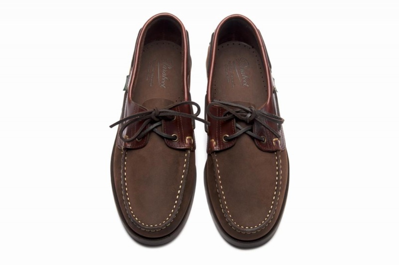 Sapatos de Vela Paraboot Barth Marrom Escuro | DQN1790YF